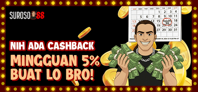 CASHBACK MINGGUAN 5%